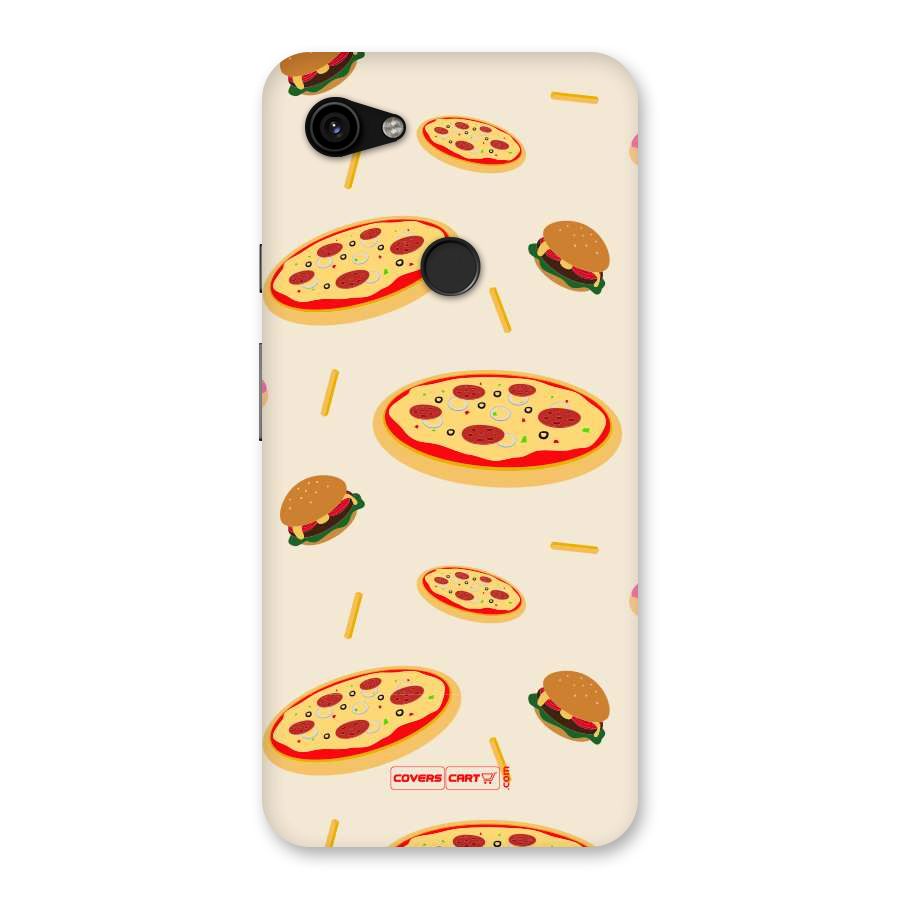 Pizza and Burger Love Back Case for Google Pixel 3a XL