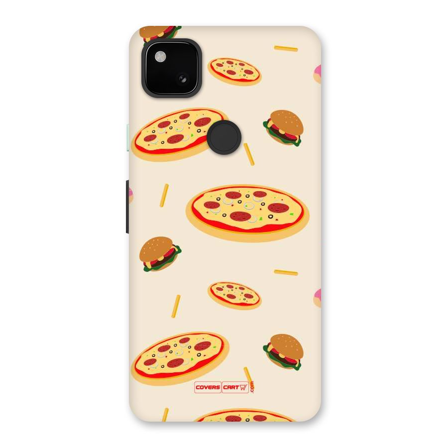 Pizza and Burger Love Back Case for Google Pixel 4a