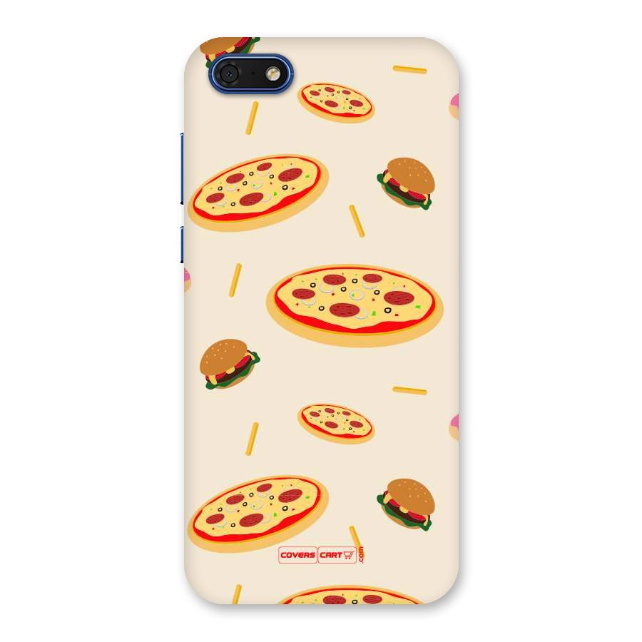 Pizza and Burger Love Back Case for Honor 7s
