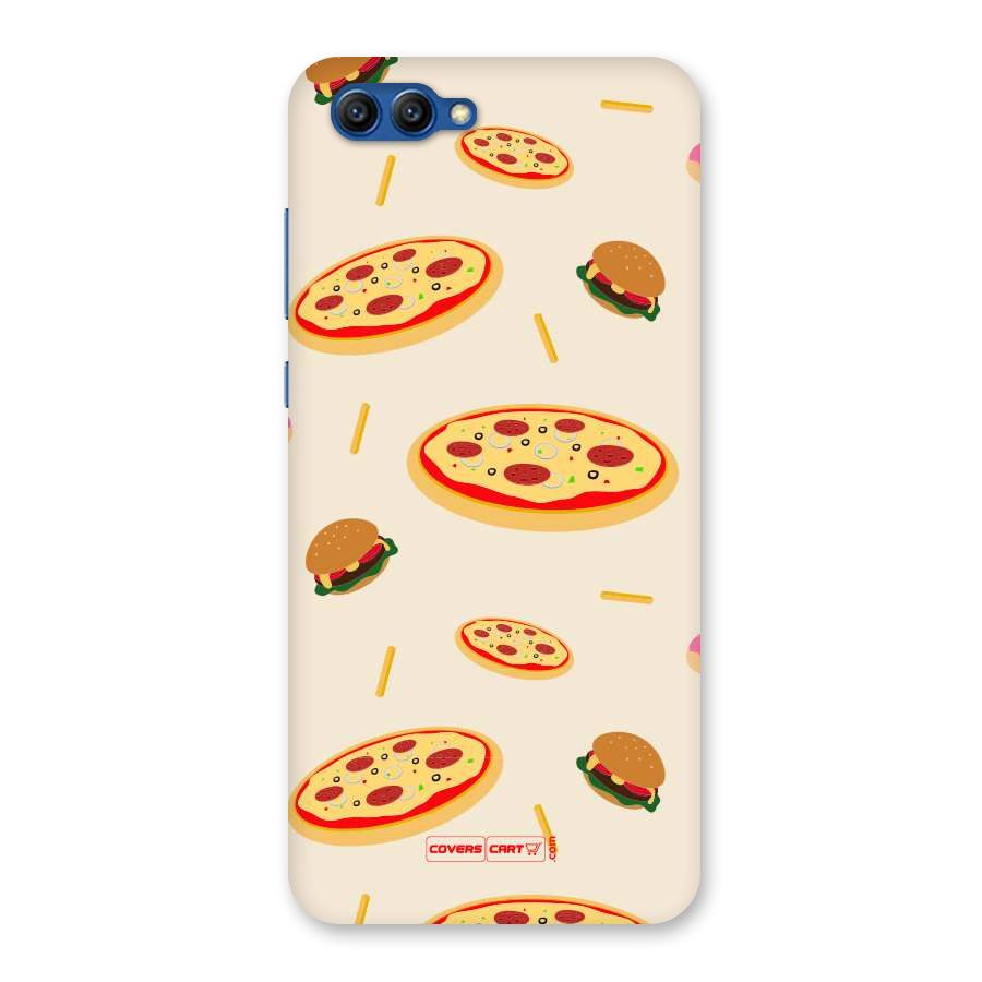 Pizza and Burger Love Back Case for Honor View 10