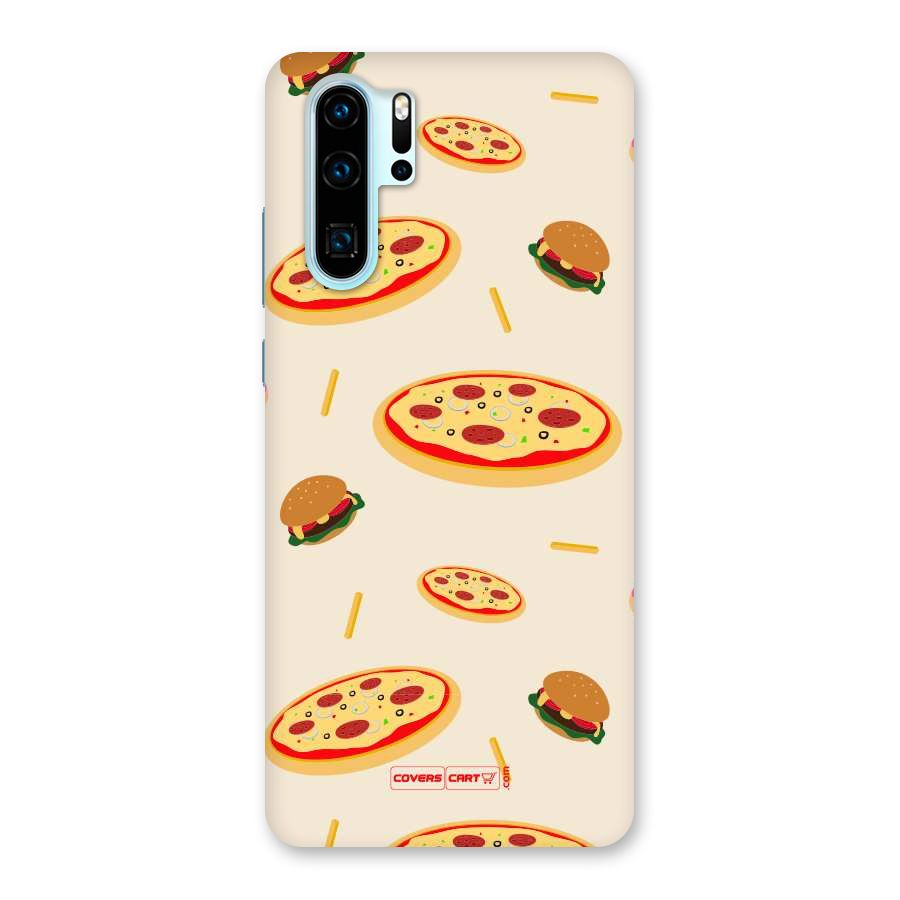 Pizza and Burger Love Back Case for Huawei P30 Pro