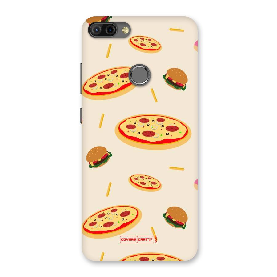 Pizza and Burger Love Back Case for Infinix Hot 6 Pro