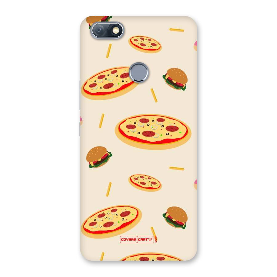 Pizza and Burger Love Back Case for Infinix Note 5