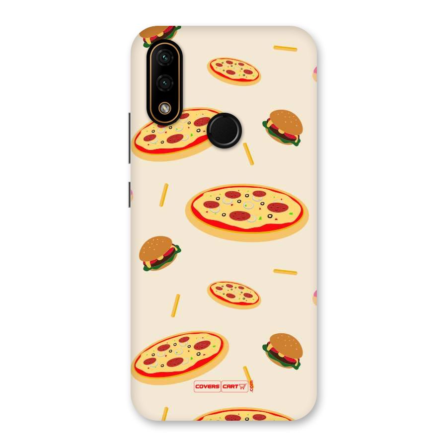 Pizza and Burger Love Back Case for Lenovo A6 Note