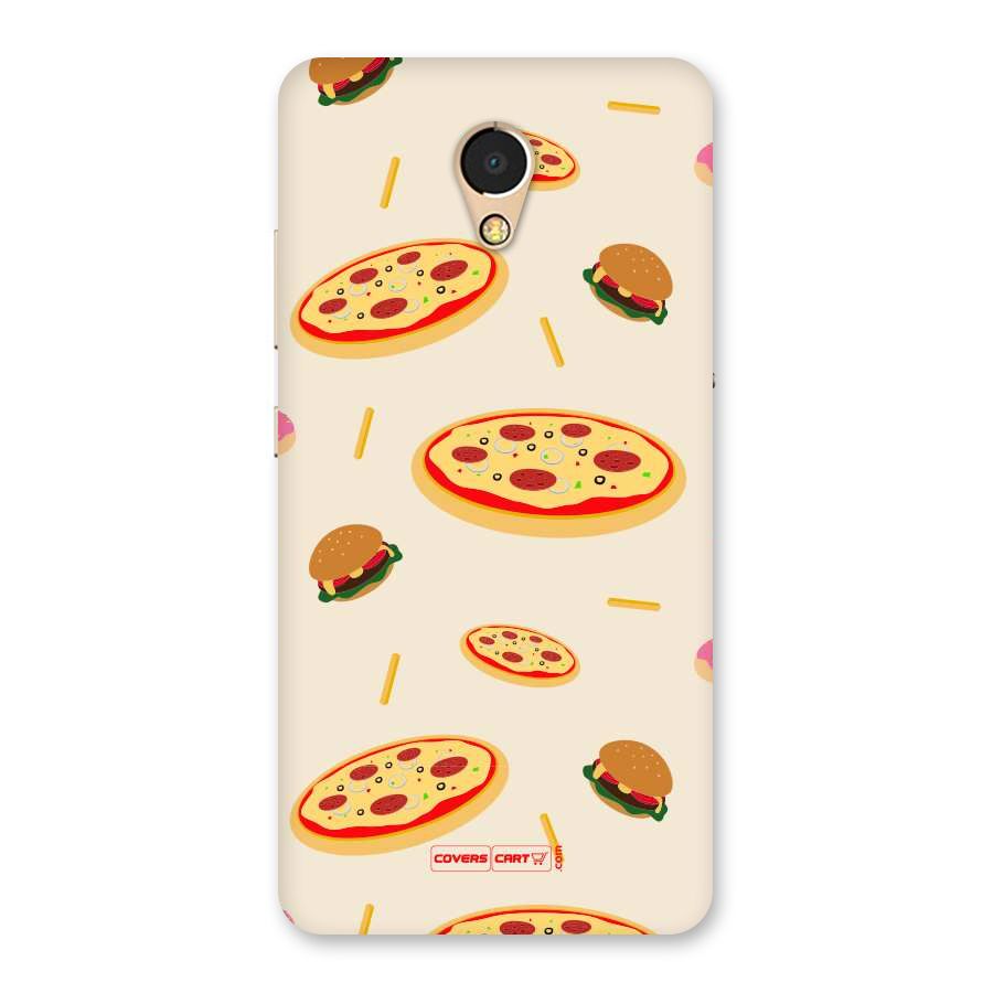 Pizza and Burger Love Back Case for Lenovo P2
