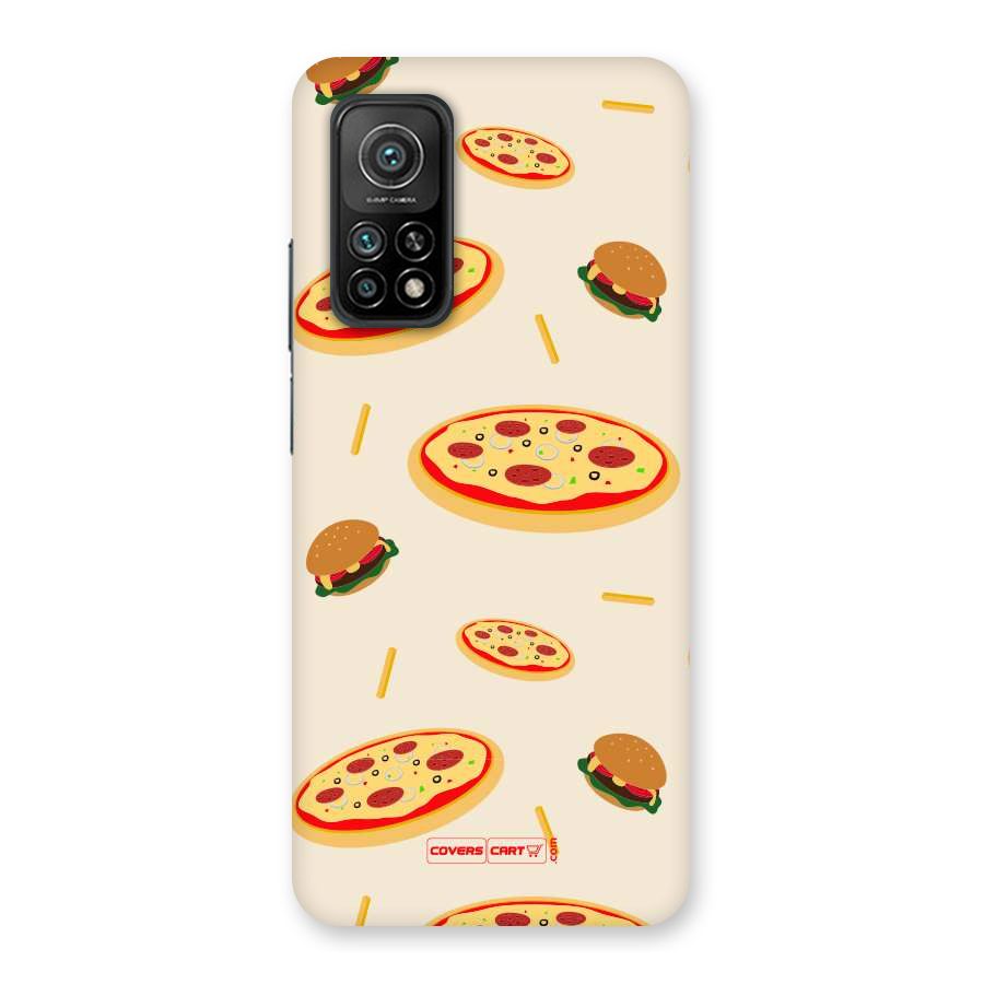 Pizza and Burger Love Back Case for Mi 10T Pro 5G
