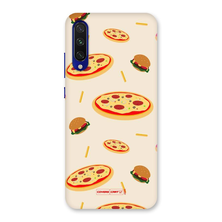 Pizza and Burger Love Back Case for Mi A3