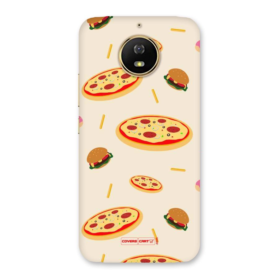 Pizza and Burger Love Back Case for Moto G5s
