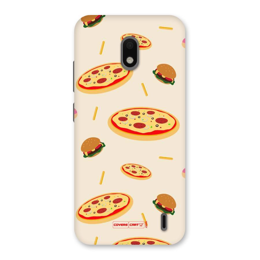 Pizza and Burger Love Back Case for Nokia 2.2