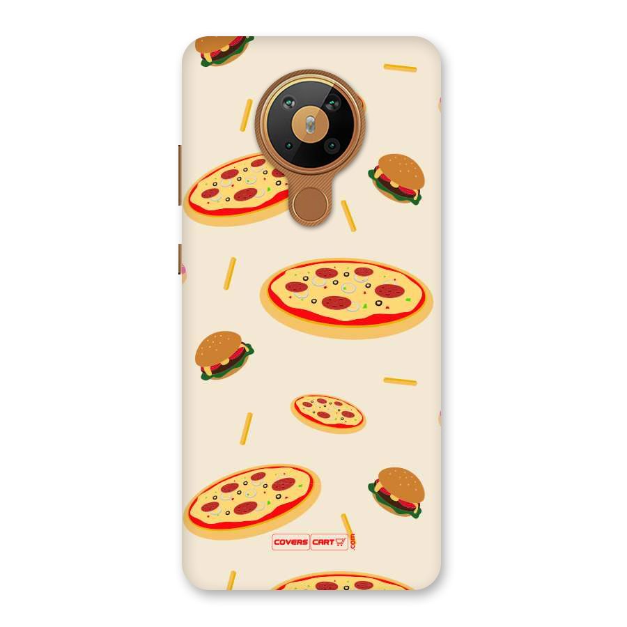 Pizza and Burger Love Back Case for Nokia 5.3