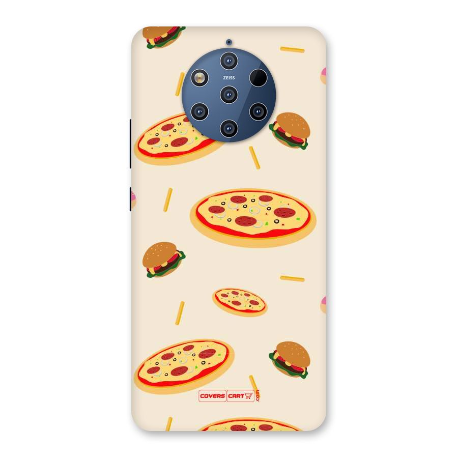 Pizza and Burger Love Back Case for Nokia 9 PureView