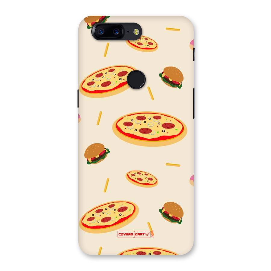 Pizza and Burger Love Back Case for OnePlus 5T