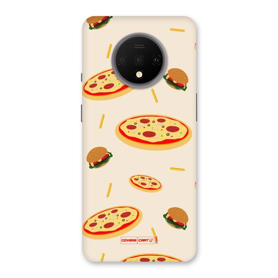 Pizza and Burger Love Back Case for OnePlus 7T