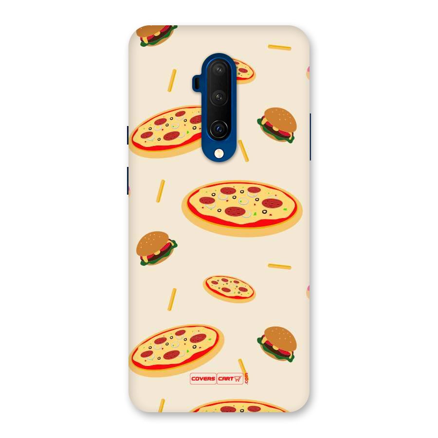 Pizza and Burger Love Back Case for OnePlus 7T Pro