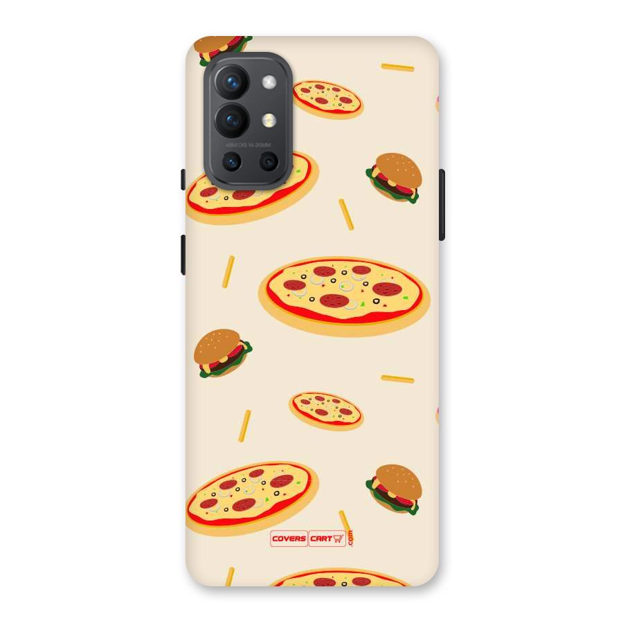 Pizza and Burger Love Back Case for OnePlus 9R