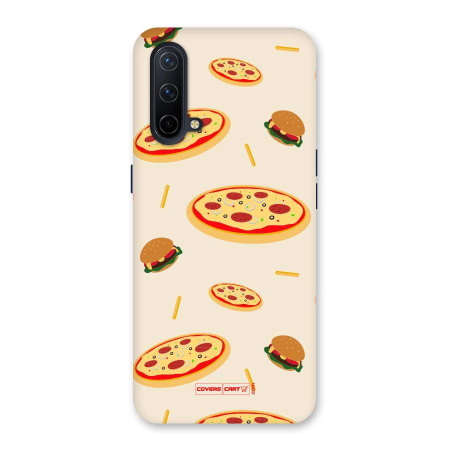 Pizza and Burger Love Back Case for OnePlus Nord CE 5G