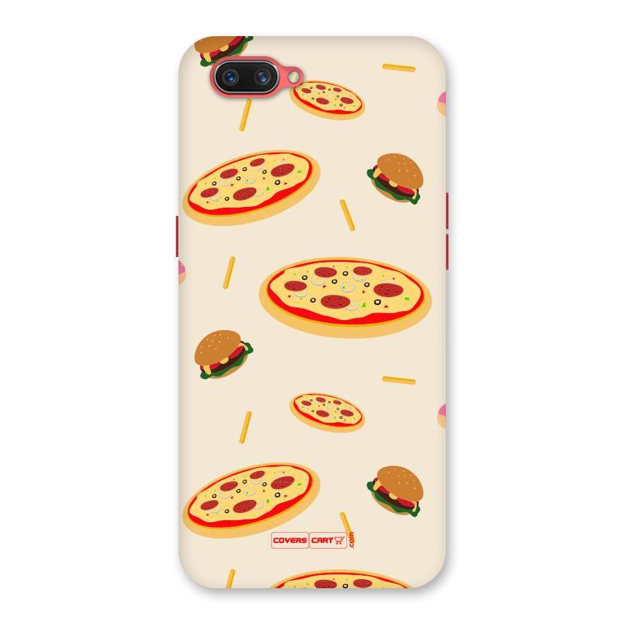 Pizza and Burger Love Back Case for Oppo A3s
