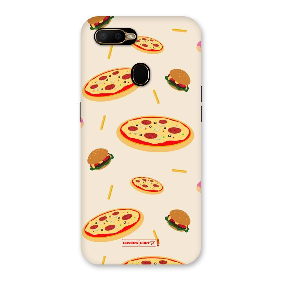 Pizza and Burger Love Back Case for Oppo A5s