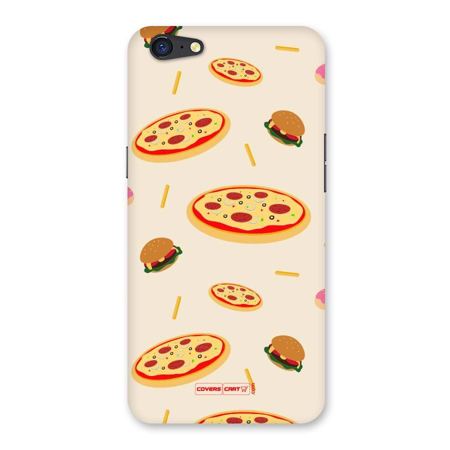 Pizza and Burger Love Back Case for Oppo A71