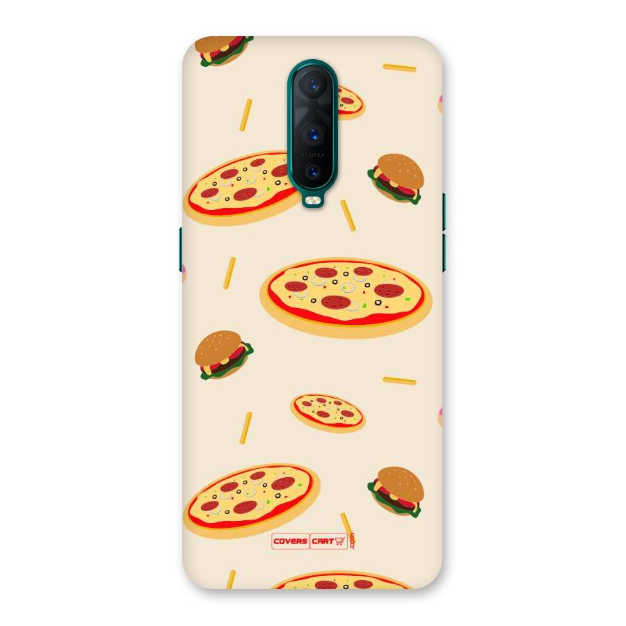 Pizza and Burger Love Back Case for Oppo R17 Pro