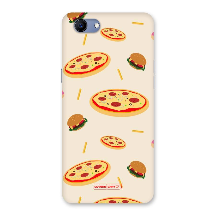 Pizza and Burger Love Back Case for Oppo Realme 1