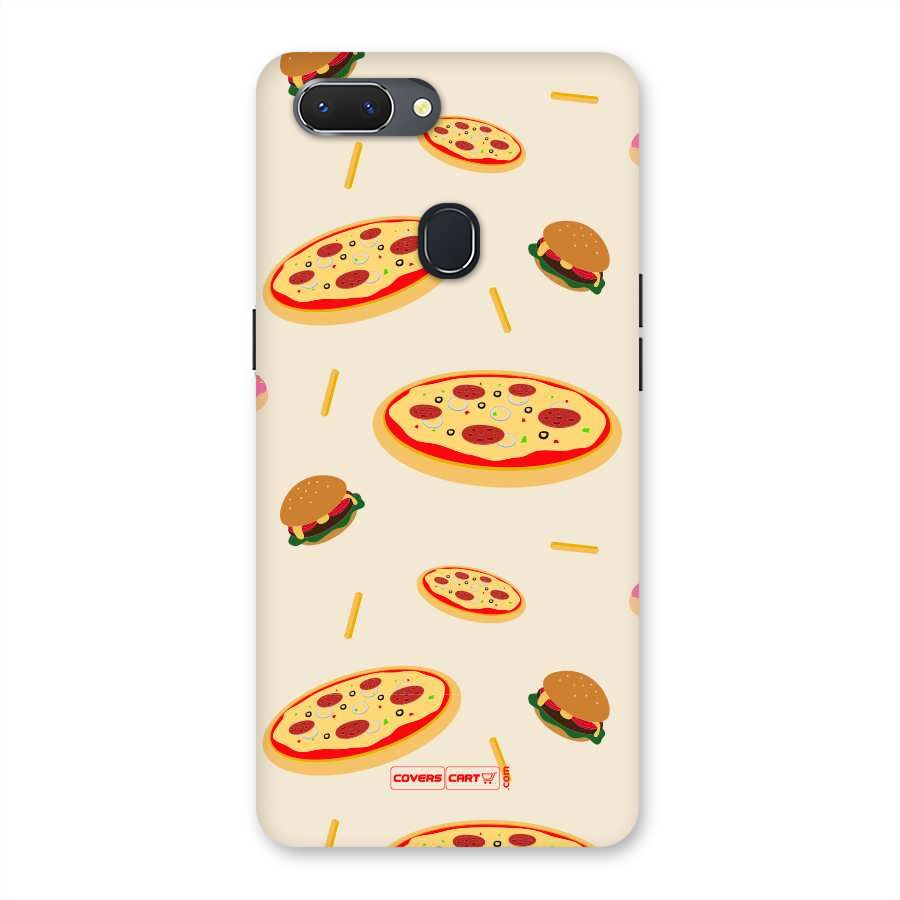 Pizza and Burger Love Back Case for Oppo Realme 2
