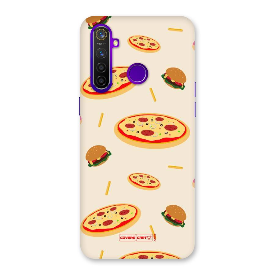 Pizza and Burger Love Back Case for Realme 5 Pro