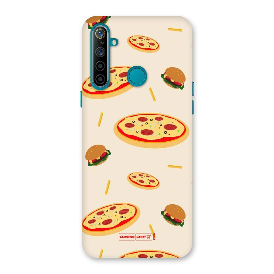 Pizza and Burger Love Back Case for Realme 5i