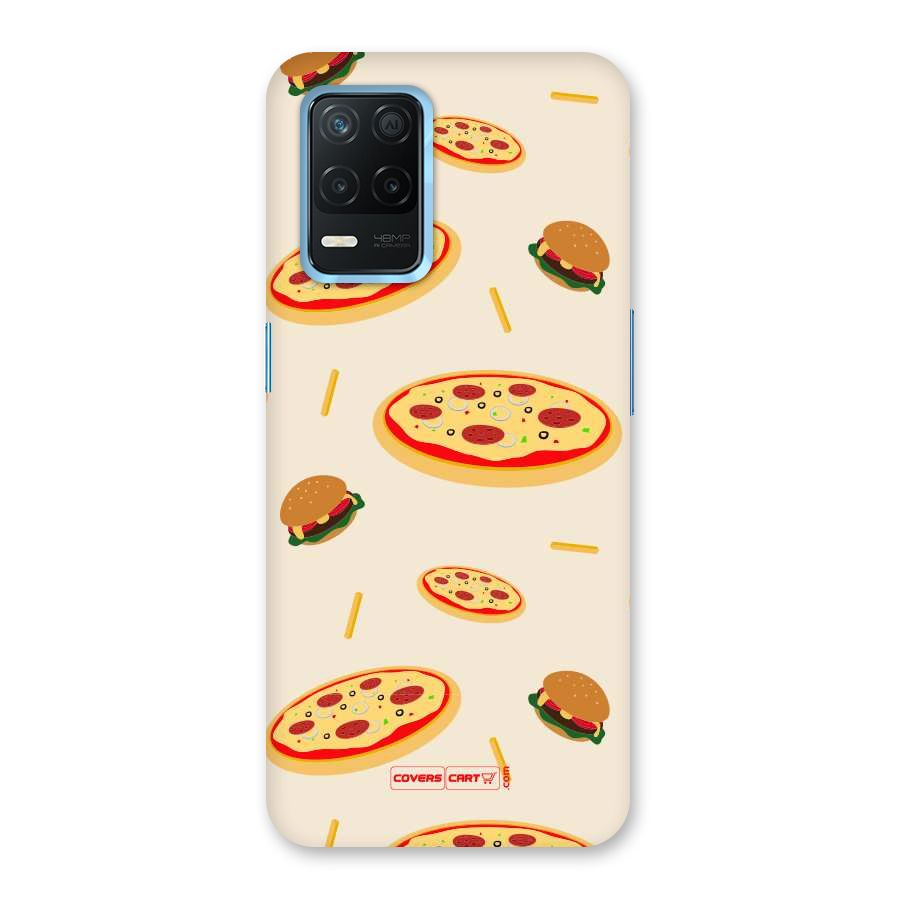Pizza and Burger Love Back Case for Realme 8 5G