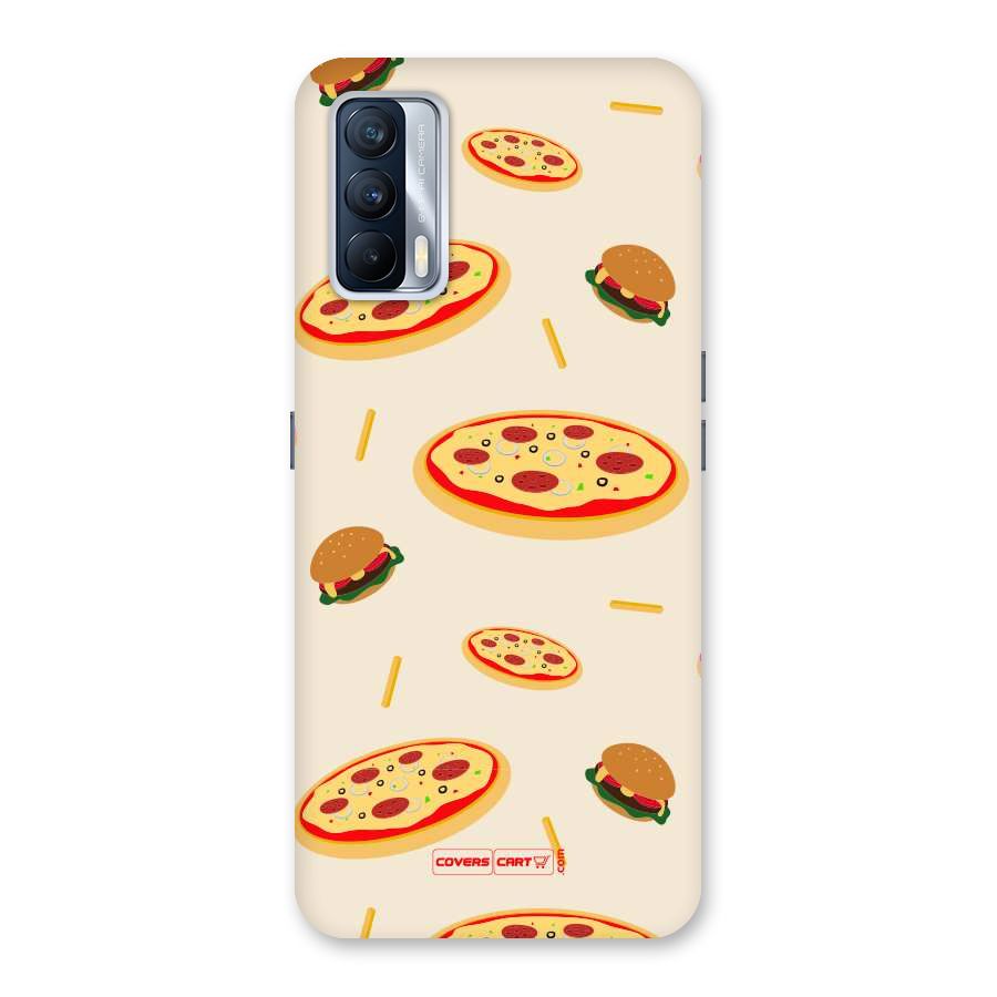 Pizza and Burger Love Back Case for Realme X7