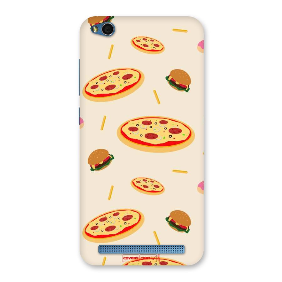 Pizza and Burger Love Back Case for Redmi 5A