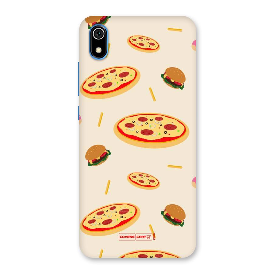 Pizza and Burger Love Back Case for Redmi 7A