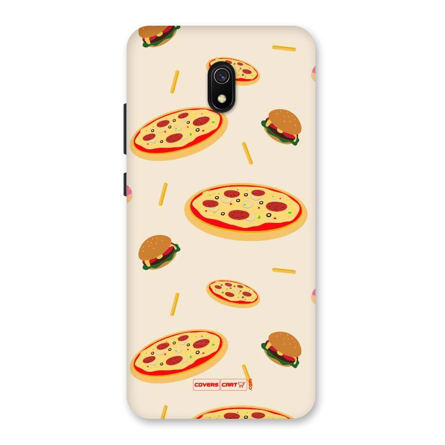 Pizza and Burger Love Back Case for Redmi 8A