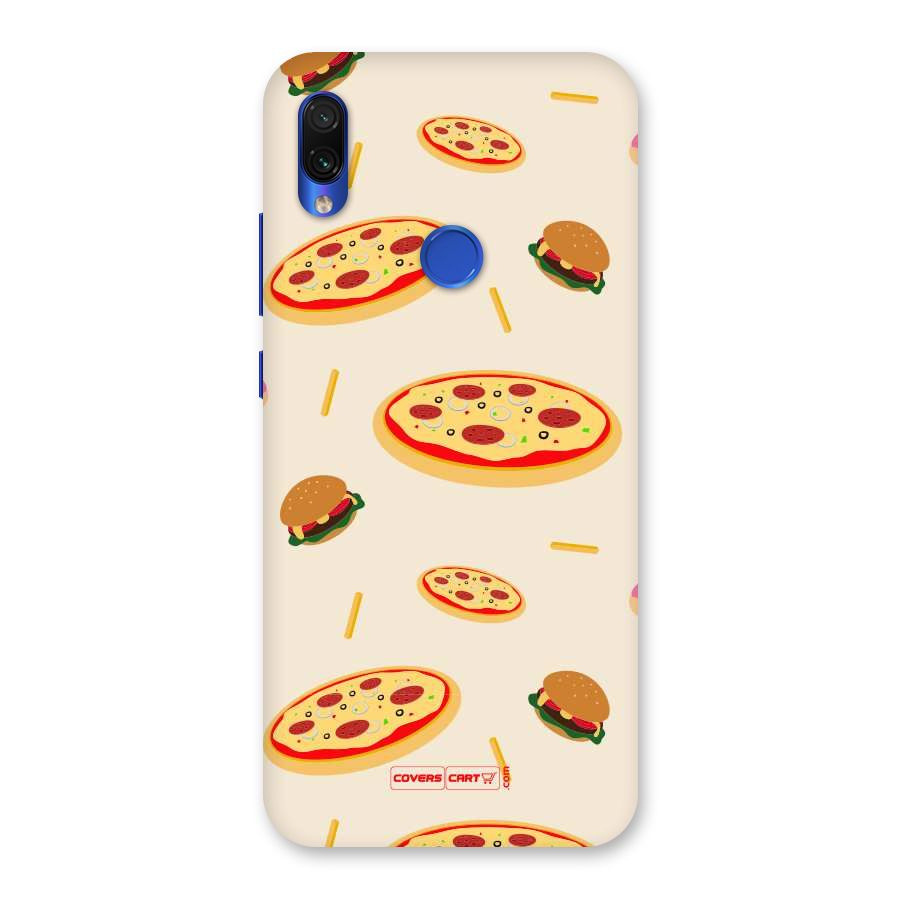 Pizza and Burger Love Back Case for Redmi Note 7S