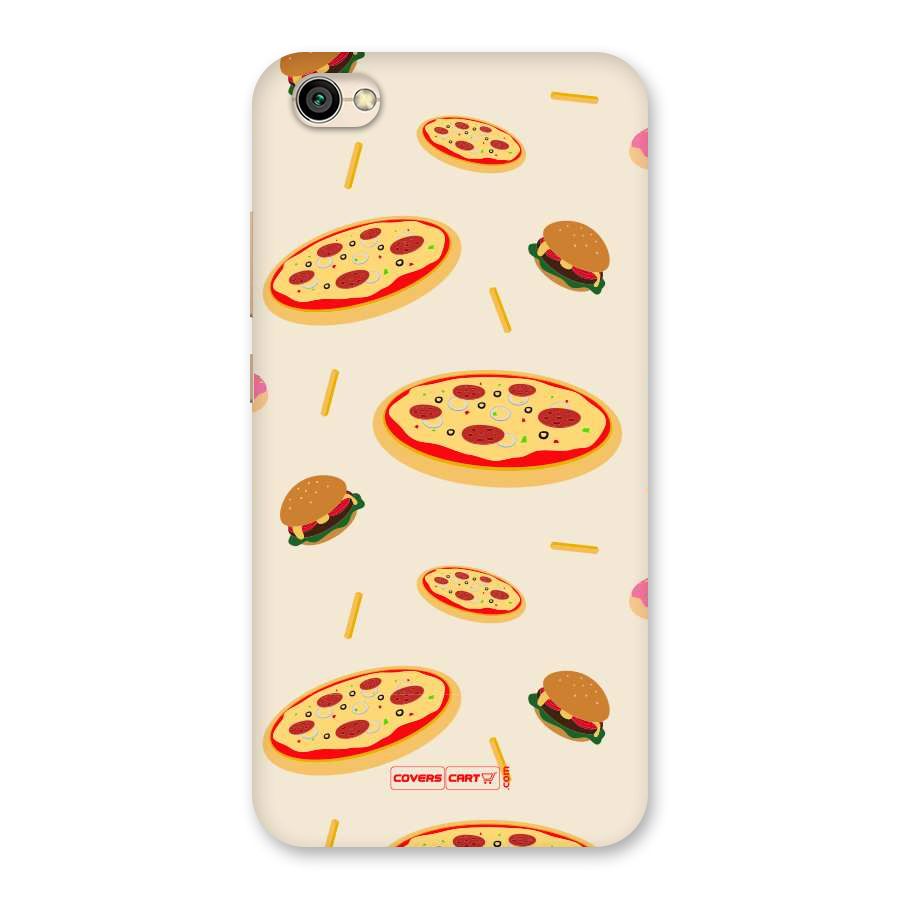 Pizza and Burger Love Back Case for Redmi Y1 Lite