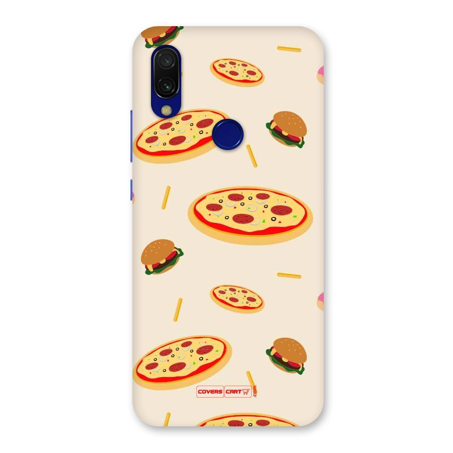 Pizza and Burger Love Back Case for Redmi Y3