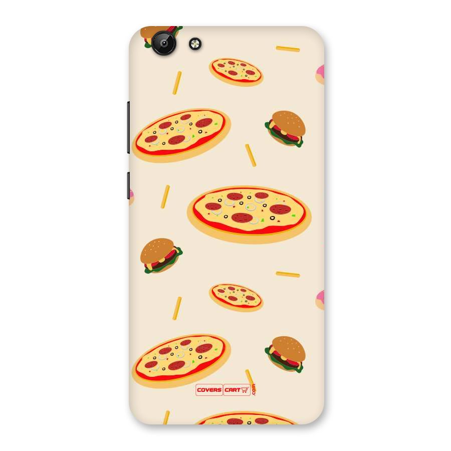 Pizza and Burger Love Back Case for Vivo Y69
