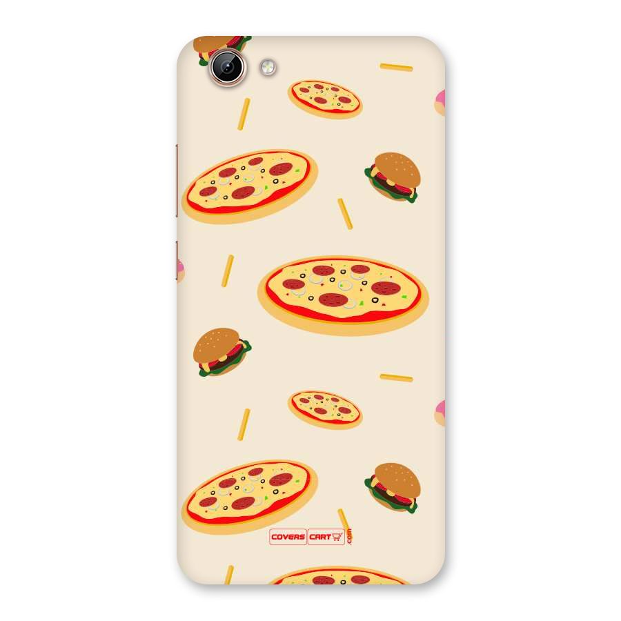 Pizza and Burger Love Back Case for Vivo Y71