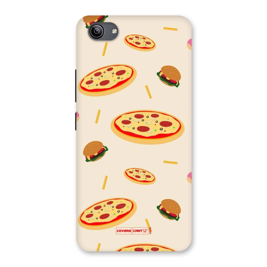 Pizza and Burger Love Back Case for Vivo Y81i