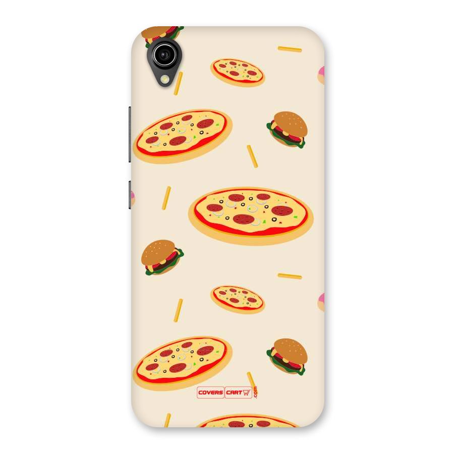 Pizza and Burger Love Back Case for Vivo Y90