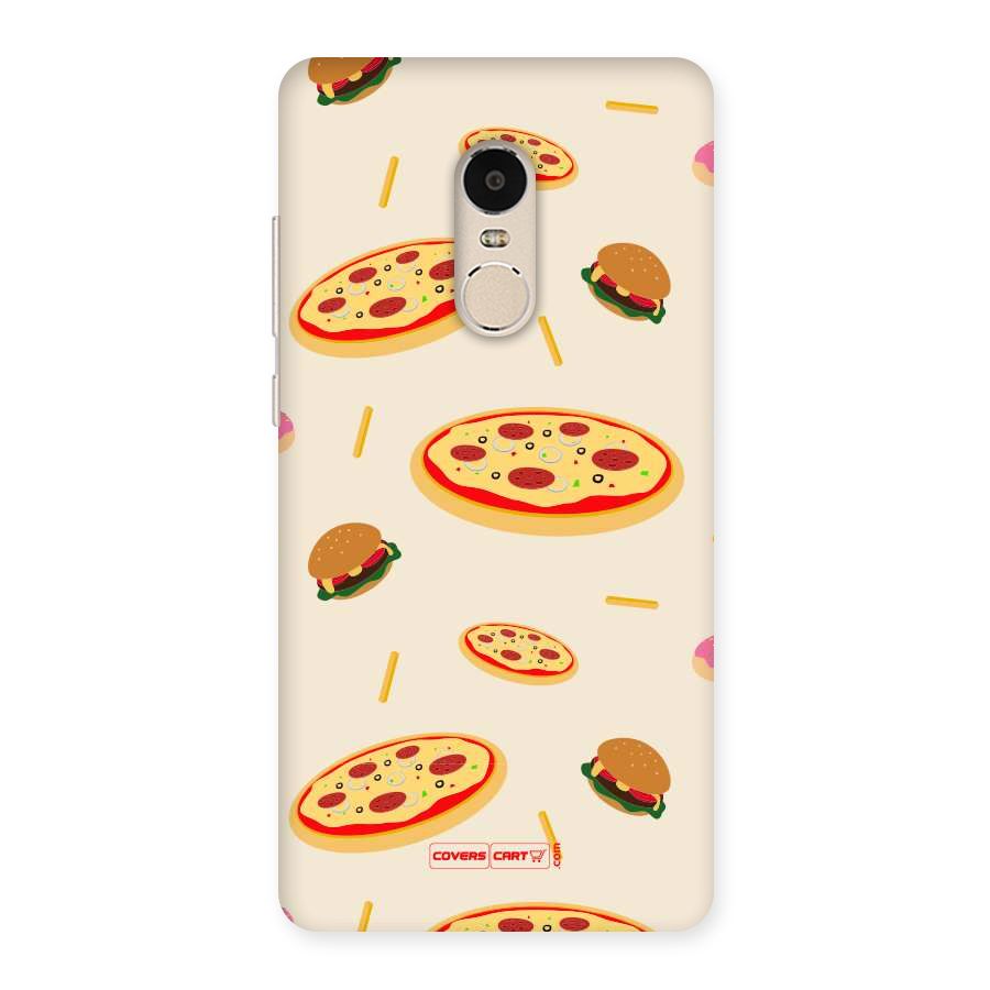 Pizza and Burger Love Back Case for Xiaomi Redmi Note 4