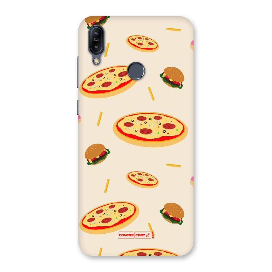 Pizza and Burger Love Back Case for Zenfone Max M2