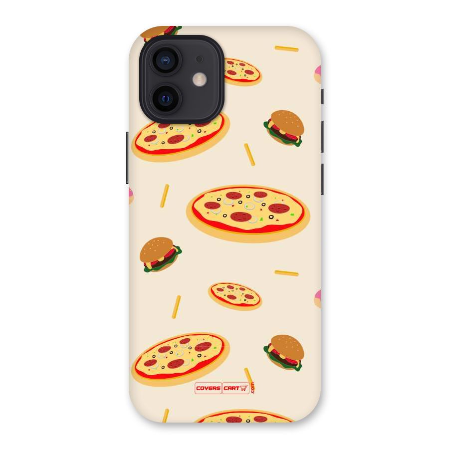 Pizza and Burger Love Back Case for iPhone 12