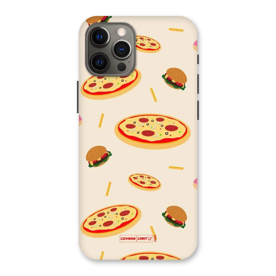 Pizza and Burger Love Back Case for iPhone 12 Pro Max