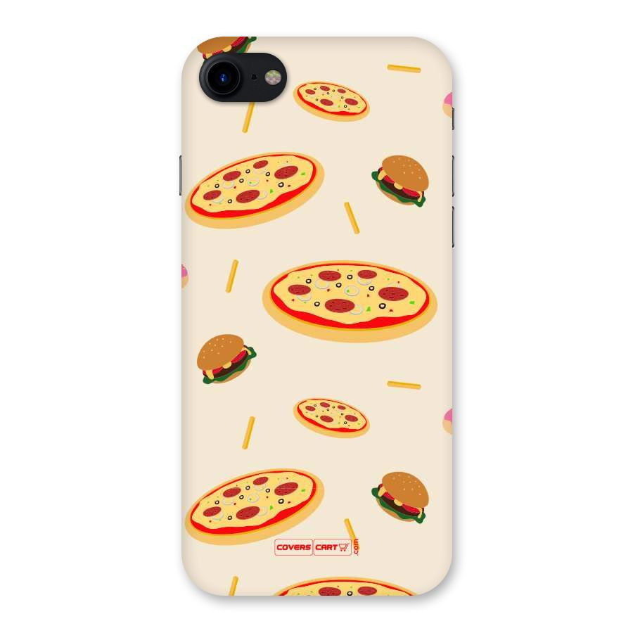 Pizza and Burger Love Back Case for iPhone SE 2020