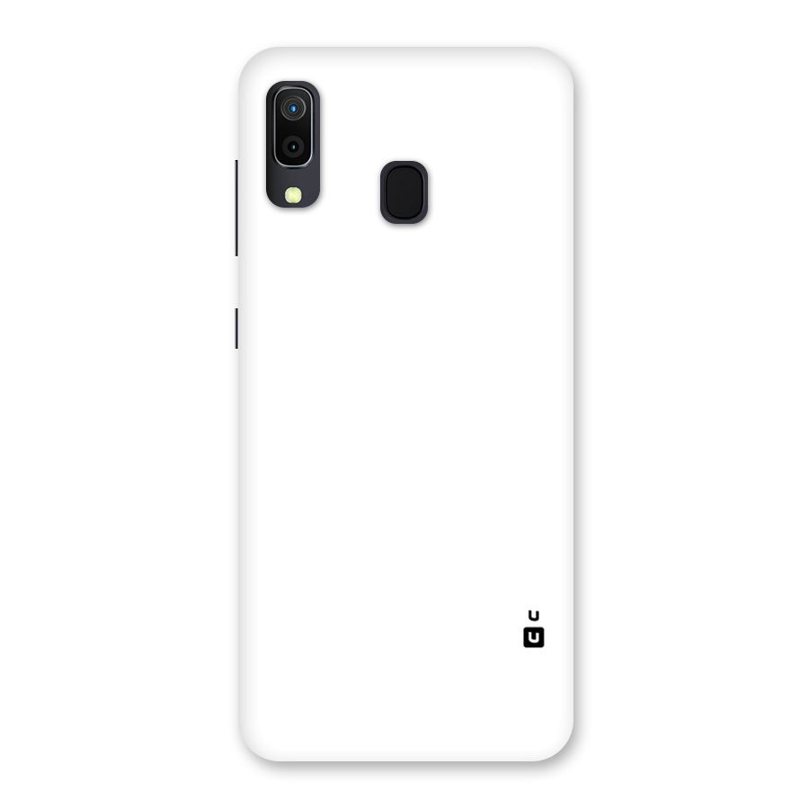 Plain White Back Case for Galaxy M10s