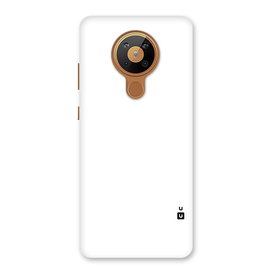 Plain White Back Case for Nokia 5.3
