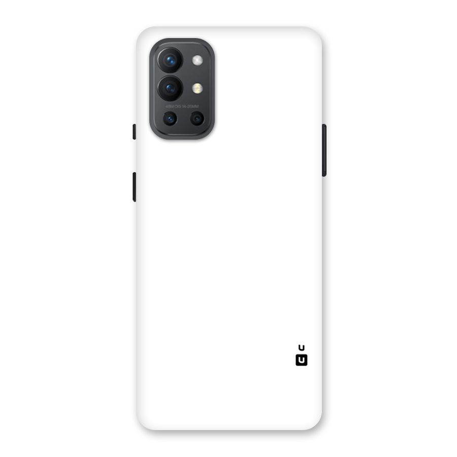 Plain White Back Case for OnePlus 9R