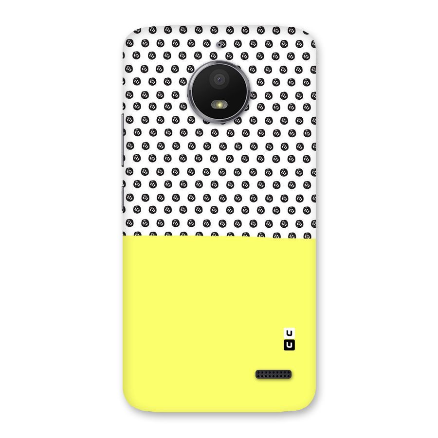 Plain and Pattern Back Case for Moto E4
