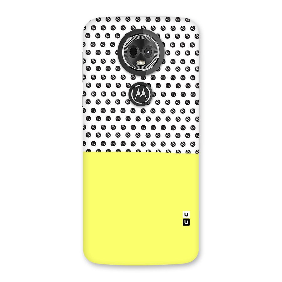 Plain and Pattern Back Case for Moto E5 Plus